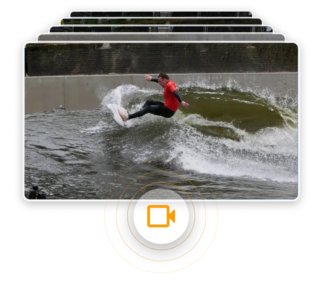 Every wave is captured